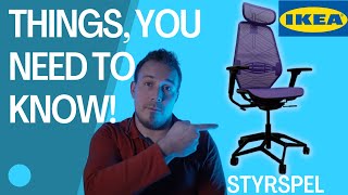 Ikea Styrspel and Thing what you NEED to know Chair Review [upl. by Animaj]