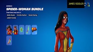 Fortnite Item Shop  SPIDERWOMAN BUNDLE October 20 2024 [upl. by Pardner612]