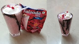 Weikfield falooda mixture recipehow to make falooda recipestrawberry falooda mix [upl. by Emarej]