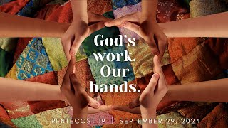 Sunday September 29 2024 1100am Worship livestream [upl. by Elleirad]