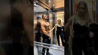 Bodybuilder Elevator Prank [upl. by Narual]