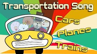 Transportation Song  Transportation for kids  The Singing Walrus [upl. by Crofton]