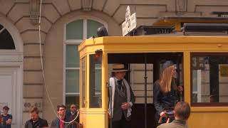 2019 Belgium Brussels Trams 150 Years Old Parade 5 Le Tram 33 de Jacques Brel by HabariSalam [upl. by Chas783]