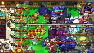 pvz hybrid v26 zomboss 20 and yeti king boss fight [upl. by Bob]