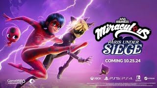 New MIRACULOUS GAME quotPARIS UNDER SIEGEquot ❤️✨ TRAILER [upl. by Auqeenwahs]