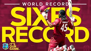 WORLD RECORD Number Of Sixes In An Innings  Windies Finest [upl. by Etireugram]