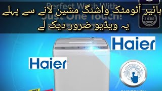 Latest Haier Automatic Top Load HWM 801269 [upl. by Noemad]