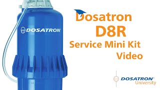 Dosatrons D8R  40 GPM Service Video using the Mini Maintenance Kit 8PJ052MINIH [upl. by Pentha]