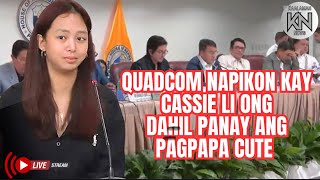 CASSIE LI ONG AYAW SANA NG QUADCOM NA MAKULONG DAHIL BATA PA PERO…ofw trending [upl. by Einalam]