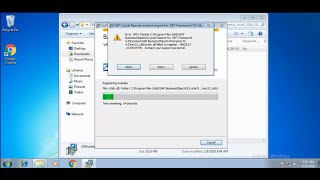 How to resolve  Fix Crystal Report Installation Error 1904  crtslvdll failed to register [upl. by Ainigriv281]