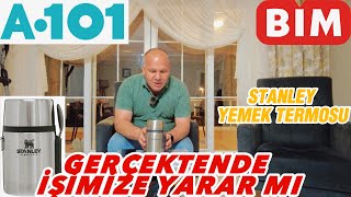 BİMin AKTÜEL ÜRÜNÜ STANLEY YEMEK TERMOSU GERÇEKTENDE YEMEKLERİ SICAK TUTUYOR MU [upl. by Carol726]