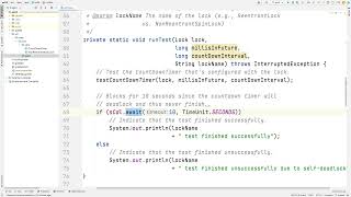 Comparing a Java ReentrantLock and Nonreentrant Lock in Practice [upl. by Ahseinar335]