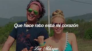 Carlos Vives Shakira  La Bicicleta Letra [upl. by Arad]