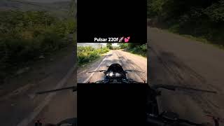 today ride on pulsar 220f bs4🚀💕shortsfeed ytshorts shorts [upl. by Onailimixam132]