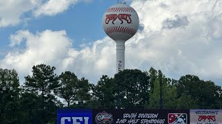 Carolina Mudcats Baseball amp Five County Stadium Zebulon NC [upl. by Hassin9]