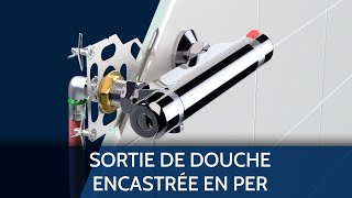 Sortie de douche encastrée en PER  un aménagement facile [upl. by Estel482]