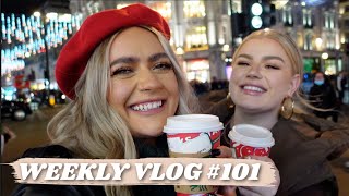 WEEKLY VLOG 101  MY 25TH BIRTHDAY amp GETTING FESTIVE IN LONDON  AD  EmmasRectangle [upl. by Kitarp754]