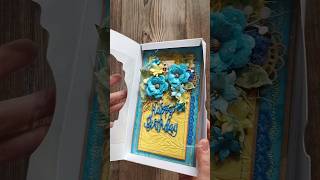 Beautiful Blue and Yellow Cards  Greetings Cards  Unique Cards  Cardmaking  Handzy Craft [upl. by Reema]