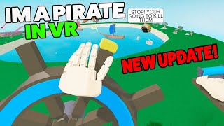 Roblox VR Hands New Update Drowning People And Becoming A Pirate  Funny Moments [upl. by Poyssick]