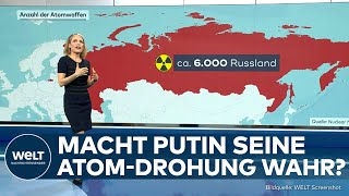 PUTINS ATOMDROHUNGEN quotNeue Drohgebärdequot – So viele Atomwaffen besitzt Russland wirklich [upl. by Myrtle]