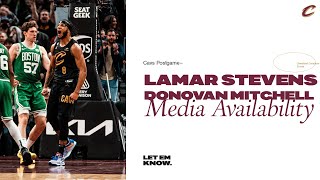 Cavs vs Celtics Post Game Lamar Stevens amp Donovan Mitchell [upl. by Animrac]