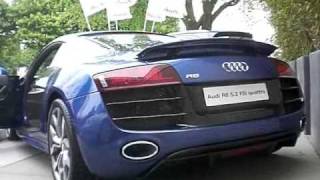 Audi R8 52 FSI V10 engine start up amp revving [upl. by Drahsar669]