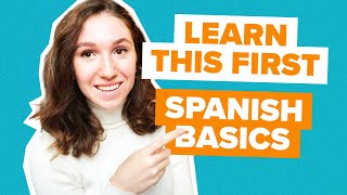 Spanish Lessons for Beginners Easy Spanish Basics to Improve Your Spanish Conversations [upl. by Ema]