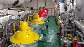 CONTAINER SHIP ENGINE ROOM TOUR Ship Engine Room [upl. by Norat831]