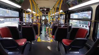 Bus ride on 3711 on the 87 Cosburn from Woodmount Avenue to Broadview Station [upl. by Dranel469]