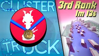 90 levels in 14 minutes ☼ Clustertruck Any Speedrun mecfs remission [upl. by Kohl]