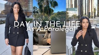 A DAY IN THE LIFE OF A PARALEGAL  Paralegal Vlog  9  5 Paralegal Productive Work Day  CrysHurt [upl. by Aubine]