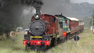 C17 971  Return to Service Journey to Wallangarra  26112016  Part 1 of 2 [upl. by Dolan91]