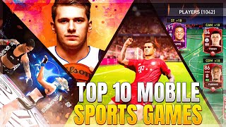 Top 10 Mobile Sports Games to Play in 2023 [upl. by Amelus]