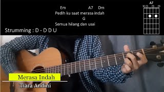 Kunci Gitar Mudah Merasa Indah  Tiara Andini  Reff Part Pedih Ku saat merasa indah [upl. by Miculek]