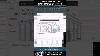 Tutorial Redondeo de Cantidades en Revit tutorial ingenieria bim computos revit fypシ゚viralシ [upl. by Nosrac331]