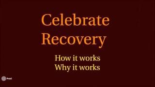 Celebrate Recovery 101  How⁄Why CR Works [upl. by Serrell]