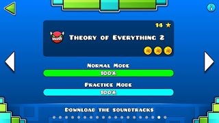 Geometry Dash  Level 18 Theory Of Everything 2 All Coins [upl. by Toma]