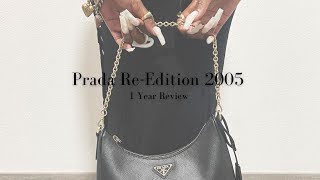 Prada Re Edition 2005 Saffiano Handbag Review [upl. by Chrisoula228]