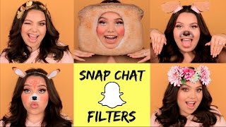 5 EASY SNAPCHAT FILTERS FOR HALLOWEEN [upl. by Ettedranreb]