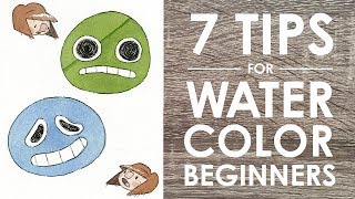 7 WATERCOLOR TIPS For Beginners [upl. by Eyram]