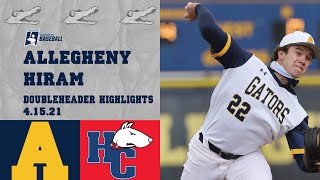 Allegheny Baseball vs Hiram 41521 [upl. by Macomber794]