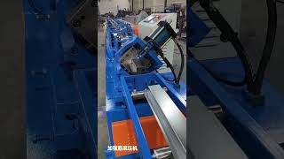 PLC Control System Grain Bin Silo Stiffener Roll Forming Machine [upl. by Bomke]