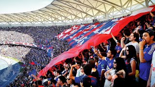 Moja la camiseta como yo sobre el tablon  Final copa chile 2017 [upl. by Eromle]