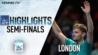 Highlights Goffin Topples Federer To Reach Nitto ATP Finals Championship 2017 [upl. by Libna]