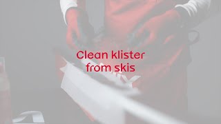 How to clean klister from skis  Swix School [upl. by Velick]