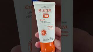 HELIOCARE ULTRA 90 SUNBLOCK GEL CREAM SPF 50  heliocare sunscreenprotection [upl. by Anerrol685]