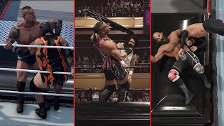 WWE 2K24 Top 25 Casket quotOMGquot Moments [upl. by Kcirtapnhoj]