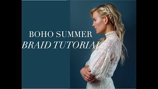 Boho Summer Braid Tutorial [upl. by Isied867]