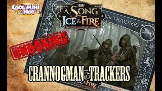 A Song Of Ice And Fire  Crannogman Trackers  Unboxing [upl. by Wandie]