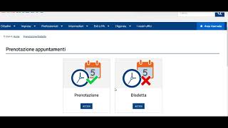 Come prendere appuntamento agenzia delle entrate [upl. by Eiramlirpa]